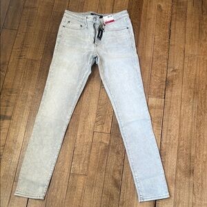 Express Men’s Skinny Jeans Light Grey Wash